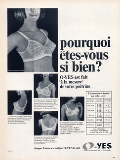 O-Yes (Lingerie) Ets Alto 1967 "Croisière", Brassiere