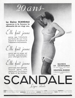 Scandale 1937 Girdle, Bra (L)
