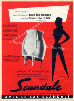 Scandale (Lingerie) 1953 J.Jacquelin, Girdle