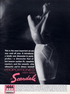 Scandale (Lingerie) 1962 Panty Girdle