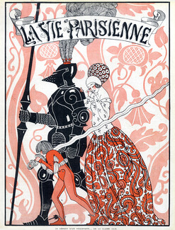 George Barbier 1913 Armour, Medieval Costumes