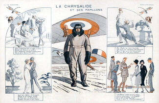 René Préjelan 1918 "La Chrysalide et ses Papillons" pilot