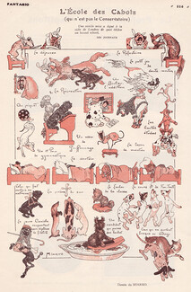 Miarko 1920 The School of Dogs, Comic Strip