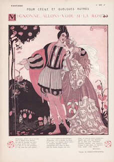Gerda Wegener 1921 Mignonne Allons Voir Si La Rose, Ronsard