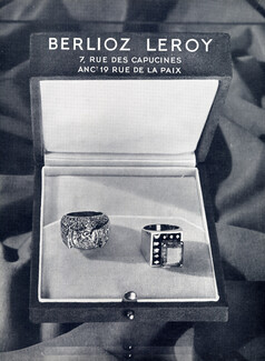 Berlioz Leroy (Jewels) 1942 Rings