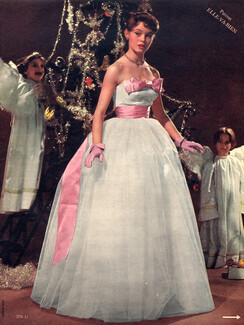 Votre Robe de tulle, 1951 - Brigitte Bardot Evening Gown, 2 pages