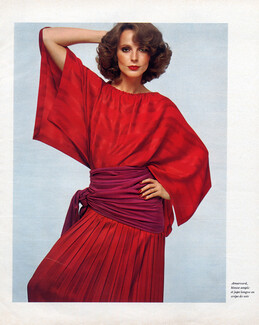Jeanne Lanvin 1978 Red dress, Amarcord, 2 pages
