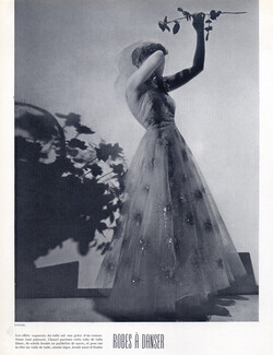 Chanel 1937 Evening Gown Fashion Photography, Cecil Beaton