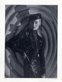 Francevramant 1937 Suzy Hat, Fashion Photography Nelson