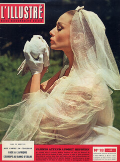 Audrey Hepburn 1957 Wedding Dress, Bird