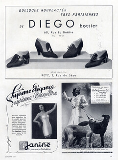 André Tunmer Fils & Diego (Shoes) 1937 Greyhound
