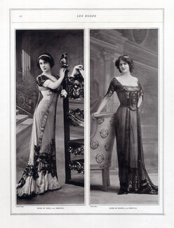 Drecoll 1909 Evening Gown, Fashion Photography, Bert, Felix