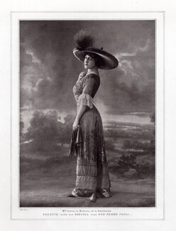 Drecoll 1910 Louisa de Mornand, Photography, Felix