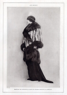 Drecoll 1912 Fur Coat, Fashion Photography, Talbot