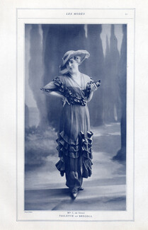 Drecoll 1914 Melle J.de Gonet, Fashion Photography, Talbot