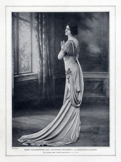 Margaine-Lacroix (Couture) 1908 Tanagréenne Dress, Fashion Photography, Felix