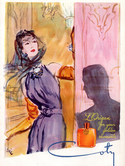Coty (Perfumes) 1943 Eric