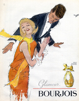 Bourjois (Perfumes) 1963 Glamour