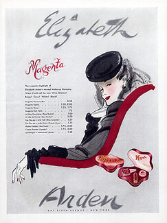 Elizabeth Arden (Cosmetics) 1941 Lipstick, Nail Polish