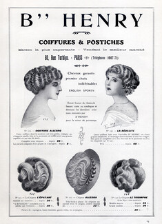 Henry (Hairstyle) 1913 Hairpieces