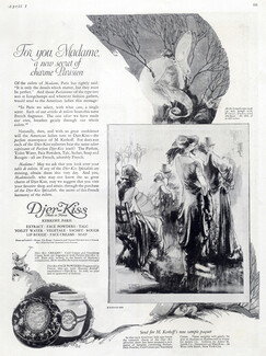 Djer-Kiss (Cosmetics) 1923 John Lagatta, Elegants Longchamps, Horse Racing
