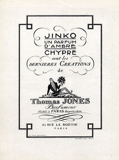 Thomas Jones (Perfumes) 1924