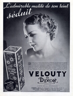 Dixor (Cosmetics) 1937 Velouty