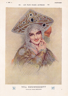 Gustave Brisgand 1913 Maria Koustnetzoff, National Costume