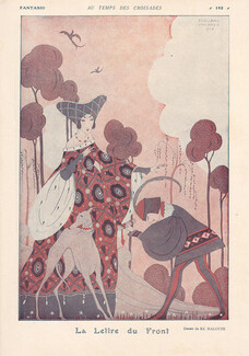 Edouard Halouze 1916 Medieval Costumes, Greyhound