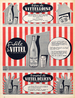 Vittel (Drinks) 1955 Vittelloise, Vittel-Délices, P.Raoul