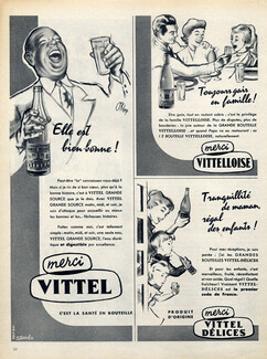 Vittel (Drinks) 1956 Vittel-Délices, Vittelloise, Okley