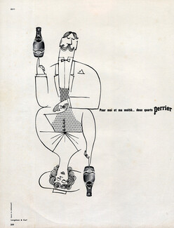 Perrier (Drinks) 1963 Deransart, Playing Cards