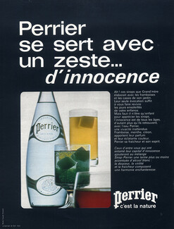Perrier (Drinks) 1971 Photo Claude Ferrand