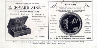 Goyard (Luggage) 1911 Nécessaire de Toilette, Toiletry Bag