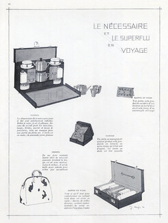 Louis Vuitton 1926 Jean Pages, Suitcase for the Tea, Pendulette
