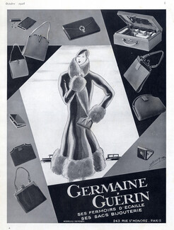 Germaine Guérin (Handbags) 1928 Toiletrie Bag, Fur Coat
