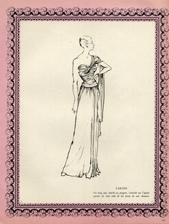 Carven 1948 Evening Dress, Pierre Simon
