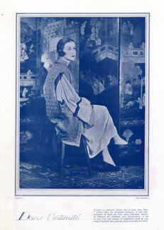 Jeanne Lanvin 1922 Tea-Gown, Kimono, Fashion Photography