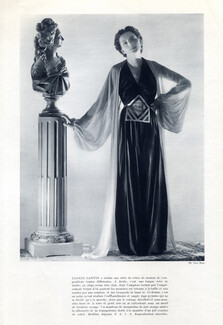 Jeanne Lanvin 1935 Tea-Gown, Fashion Photography, Dora Maar