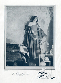 Paul Poiret 1922 L'Orchidée Evening Gown