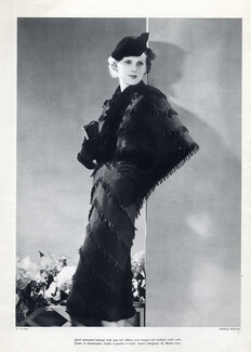 Marcel Rochas (Couture) 1935 Photo Dorvyne