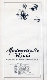 Nina Ricci (Perfumes) 1968 Mademoiselle Ricci