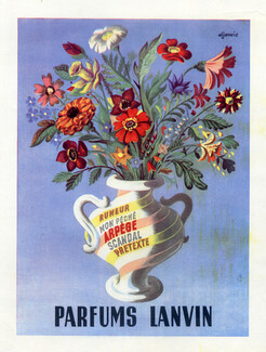 Lanvin (Perfumes) 1944 Arpège, Rumeur, Mon Péché, Scandal, Pretexte... Flower