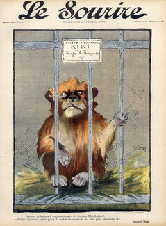 Jacques (Lehmann) Nam 1903 Kiki Anthropoïde Monkey, Boarder of Metchnikoff