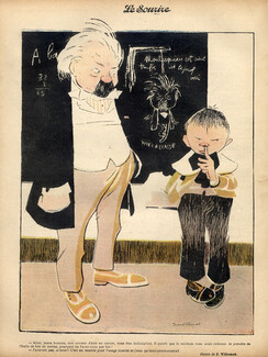 Jean Villemot 1900 The Schoolteacher and his Dunce of Pupil