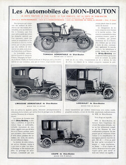 De Dion-Bouton (Cars) 1904 Limousine, Landaulet, Coupé