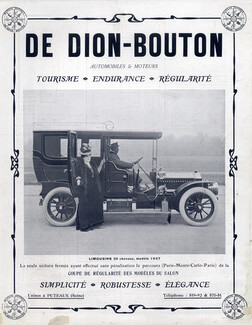 De Dion-Bouton (Cars) 1907 Limousine