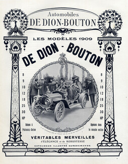 De Dion-Bouton (Cars) 1909 S.M Alphonse XIII au Volant, 12 HP