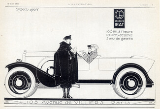 Georges Irat (Cars) 1924 Policeman, René Vincent