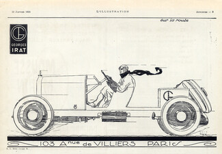 Georges Irat (Cars) 1924 René Vincent
